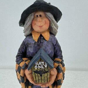 Vintage 2000 Endora Spellbinder Carvers Choice Witch Figurine Boyds Collection